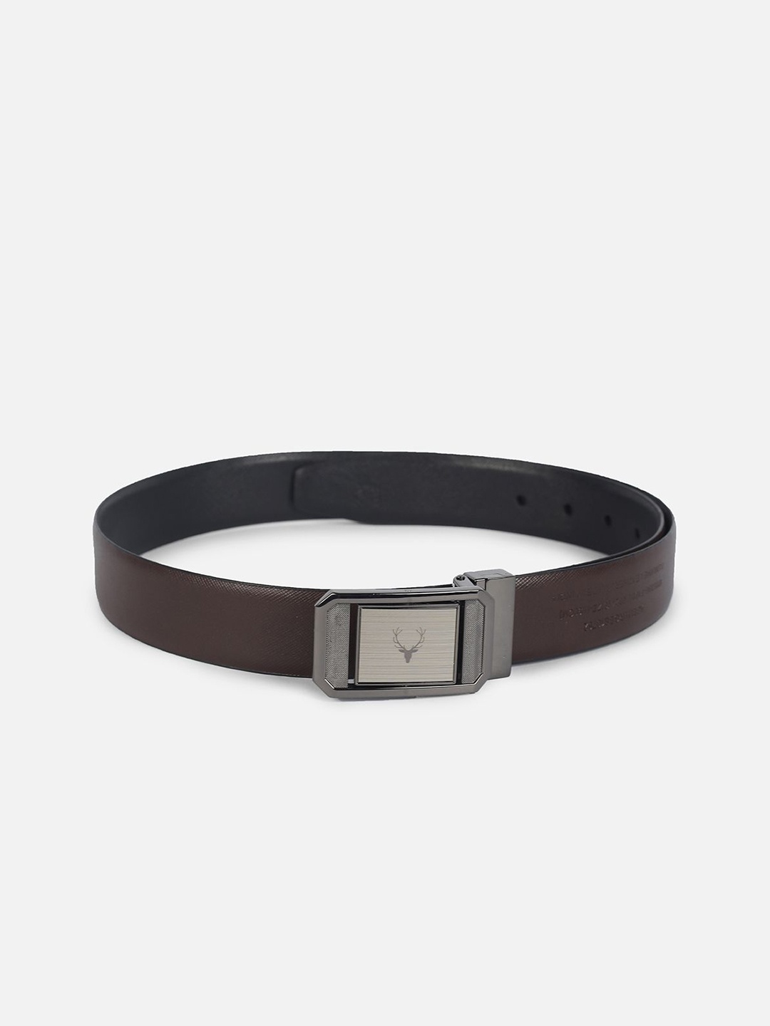 

Allen Solly Men Leather Formal Belt, Black