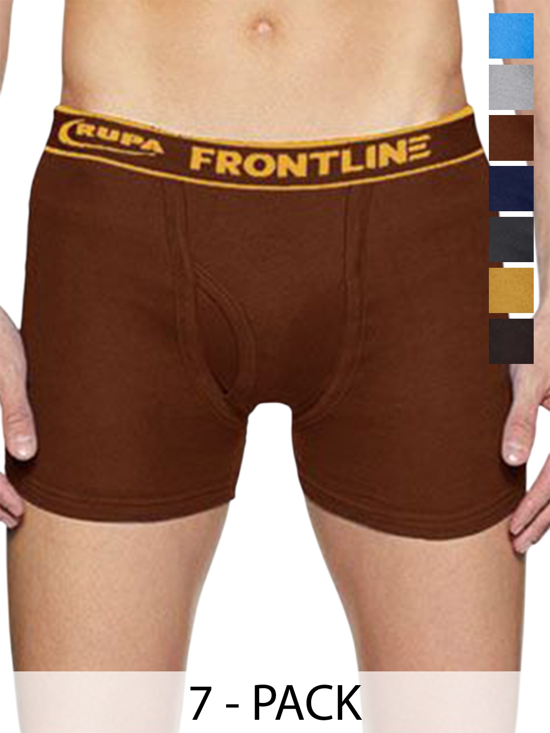 

Rupa Pack Of 7 Assorted Cotton Trunks Frontline-DCIP-(IP)-7--95