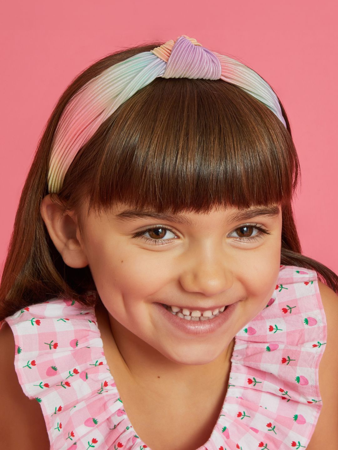 

Accessorize Girls Multi Ombre Plisse Knot Headband