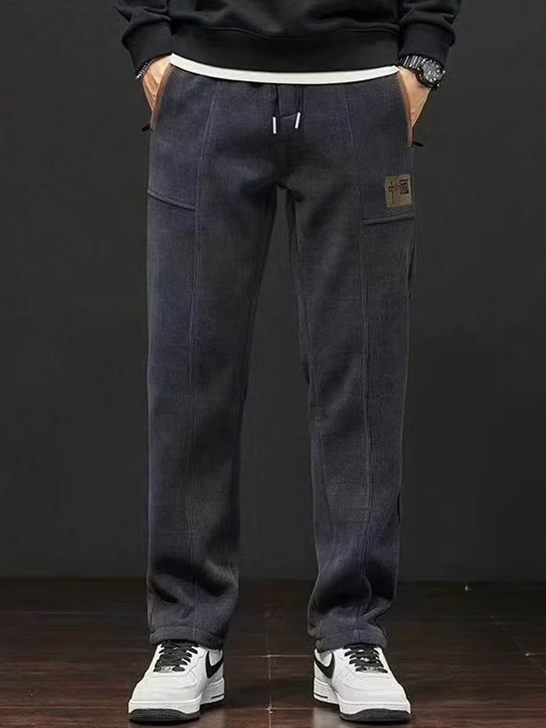 

StyleCast Men Mid-Rise Regular Trousers, Grey
