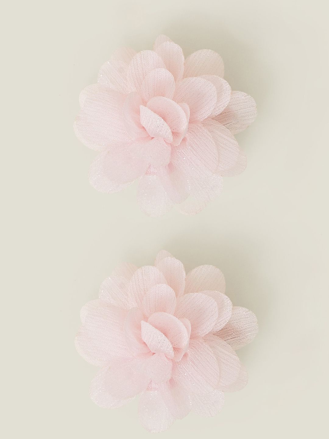 

Accessorize Pack of 2 Pink Glitter Corsage Hair Clips