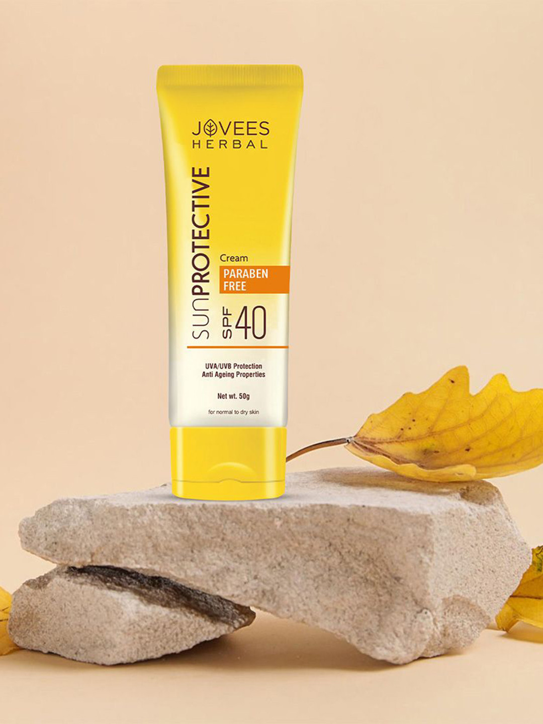 

Jovees Herbal Sun Protective Sunscreen SPF 40- 50 g, White