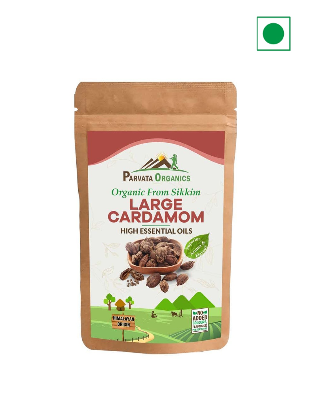 

Parvata Foods Large Cardamom-100g, Black