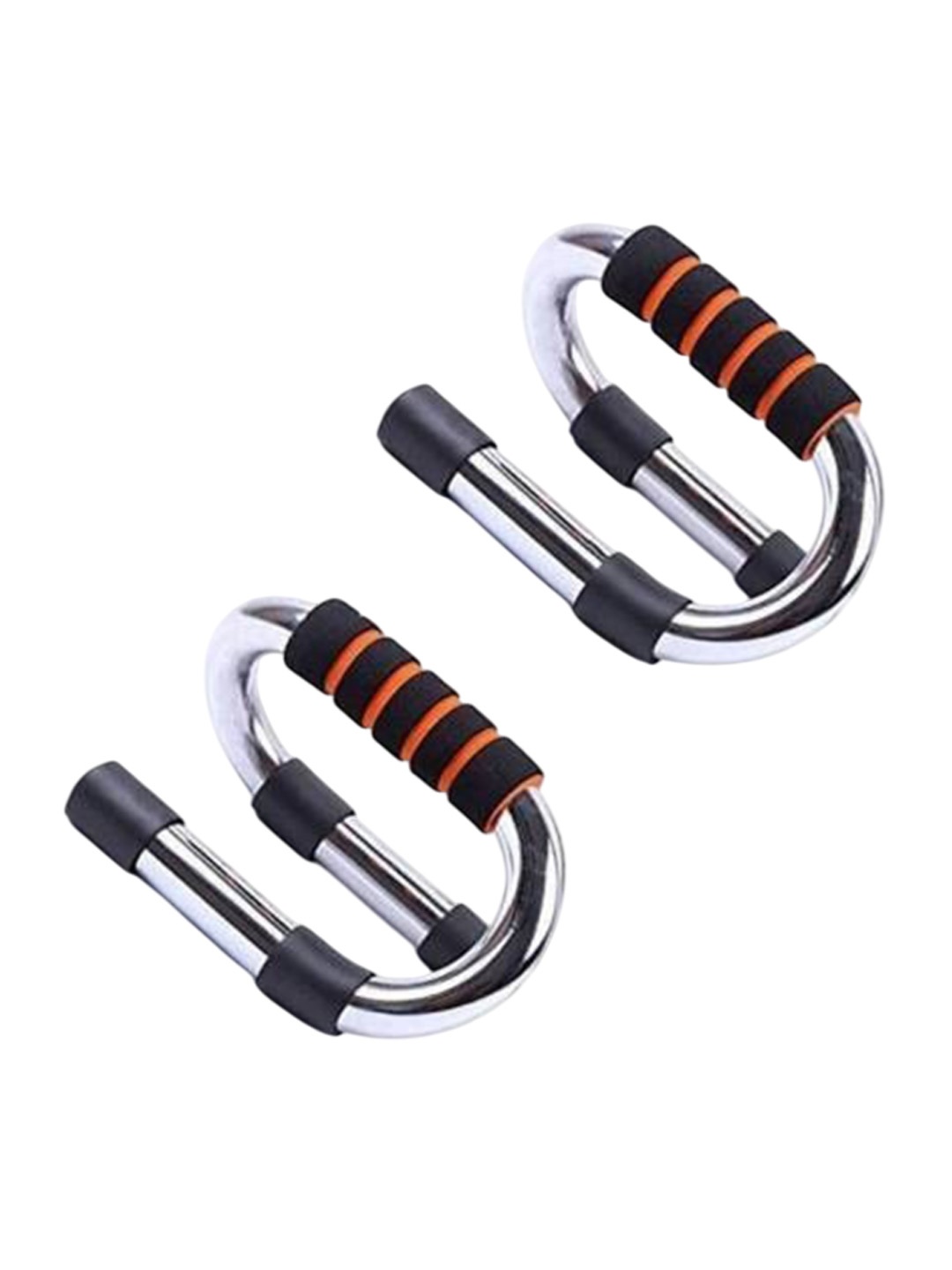 

HackerX Push Up Bar with Foam Grip Handle, Silver