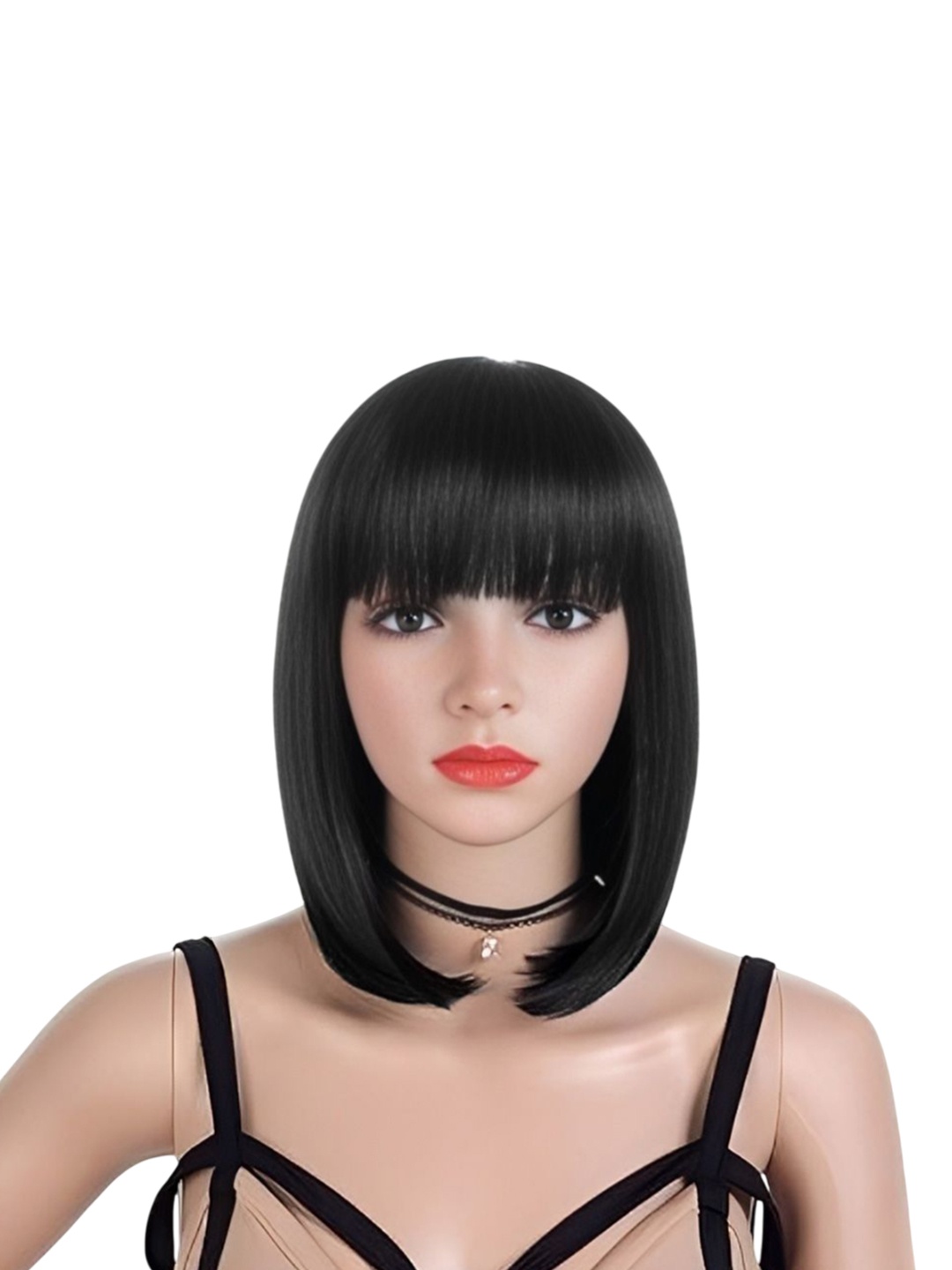 

D-DIVINE Clip In Straight Scalp Topper Hair Extension- Black- 14 Inch