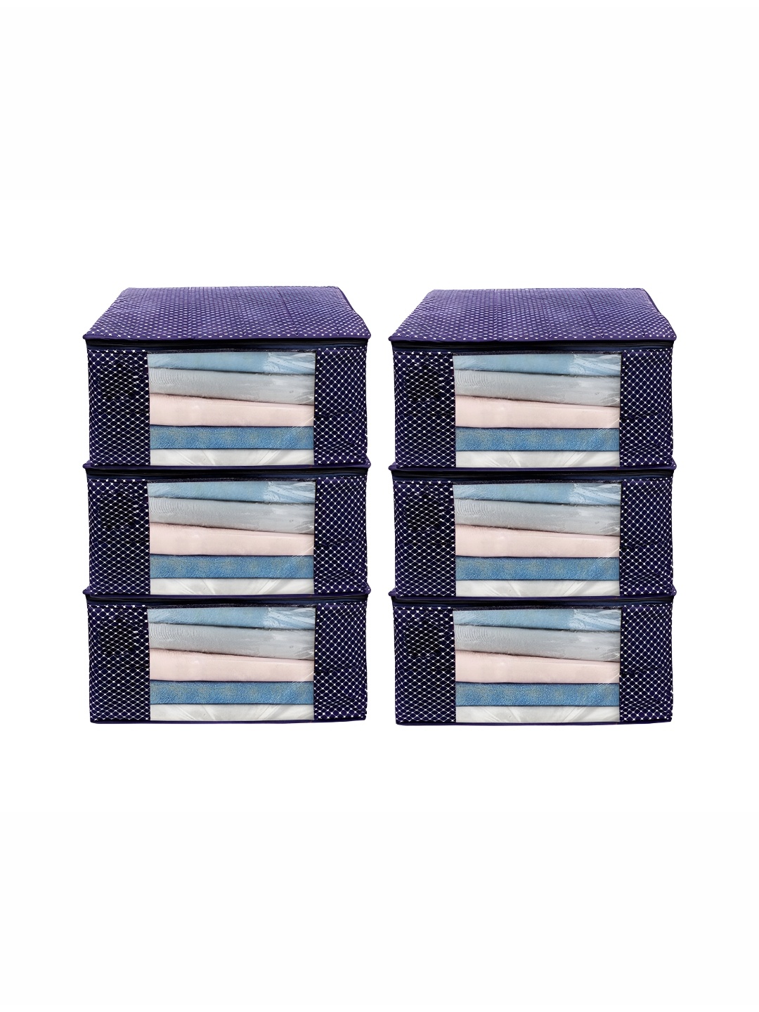 

ANKIT INTERNATIONAL Blue Set of 6 Super Strong Multi-Utility Organisers
