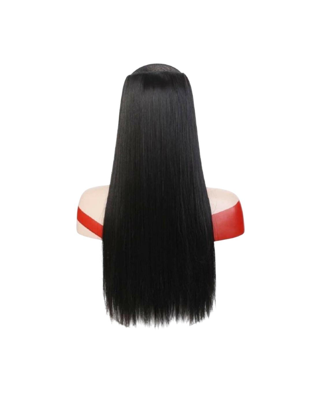

camola deva Clip-In Ponytail Straight Hair Extension - Black - 24 Inch