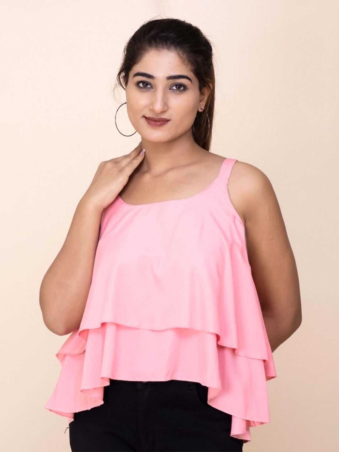 

Classy Hangers Top, Pink