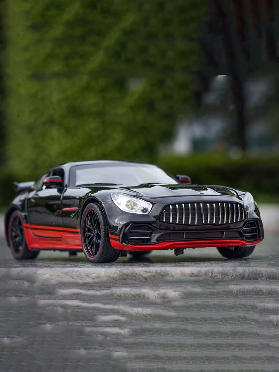 

DEUSON ECOM Kids 1:24 AMG GTR Toy Car, Black