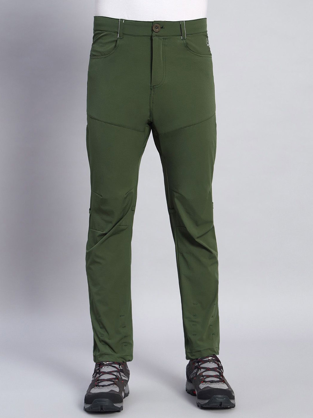 

Reccy Men Relaxed Straight Leg Regular Fit Mid-Rise Nomadic Pants, Green