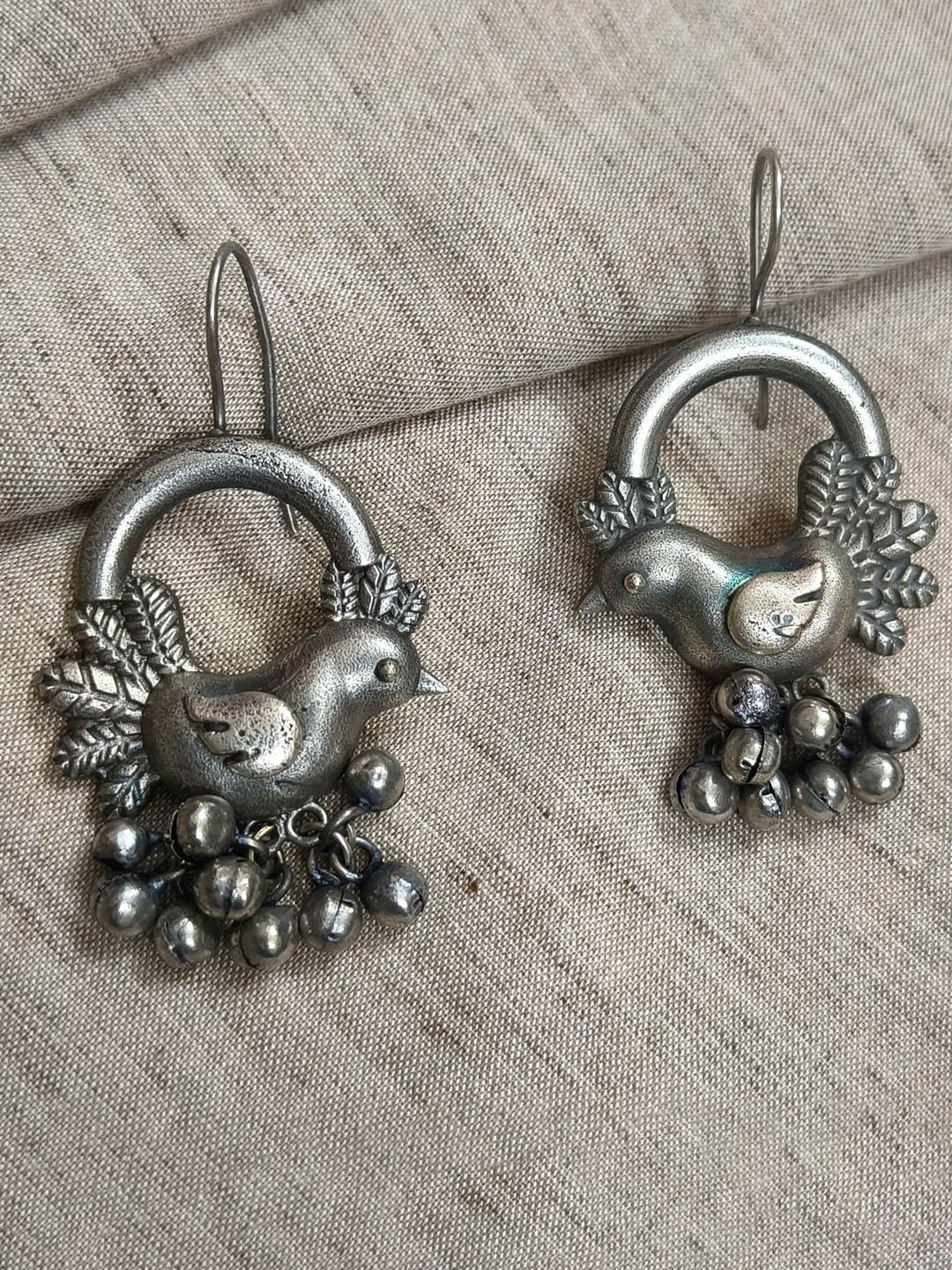 

Molcha Artificial Beaded Contemporary Drop Earrings, Silver