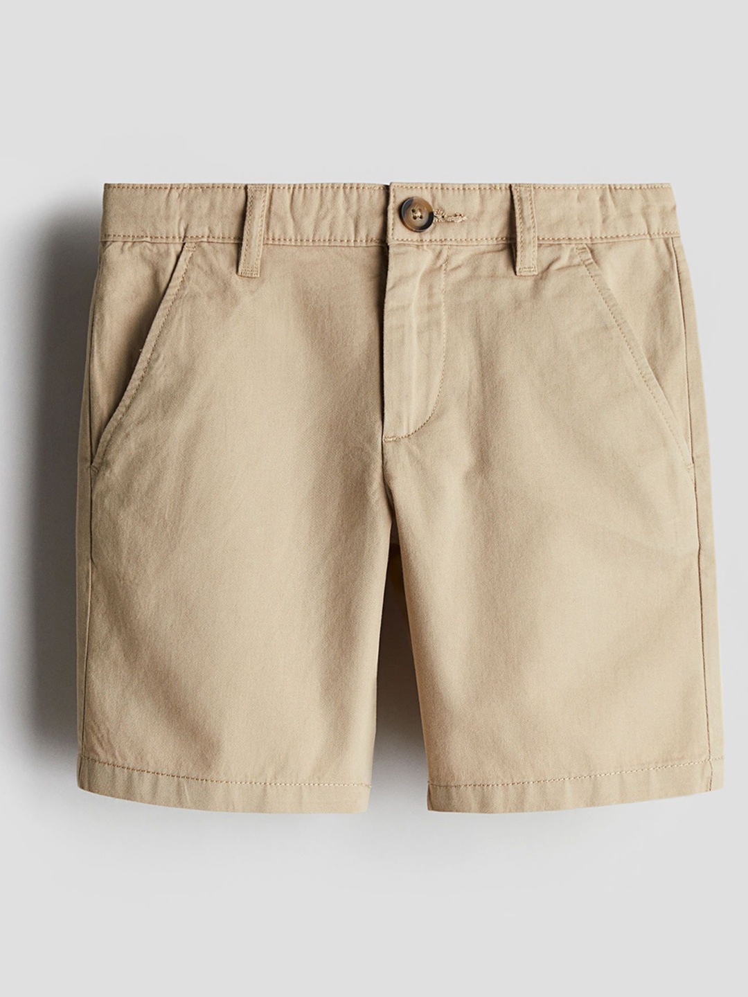 

H&M Cotton Chino Shorts, Beige