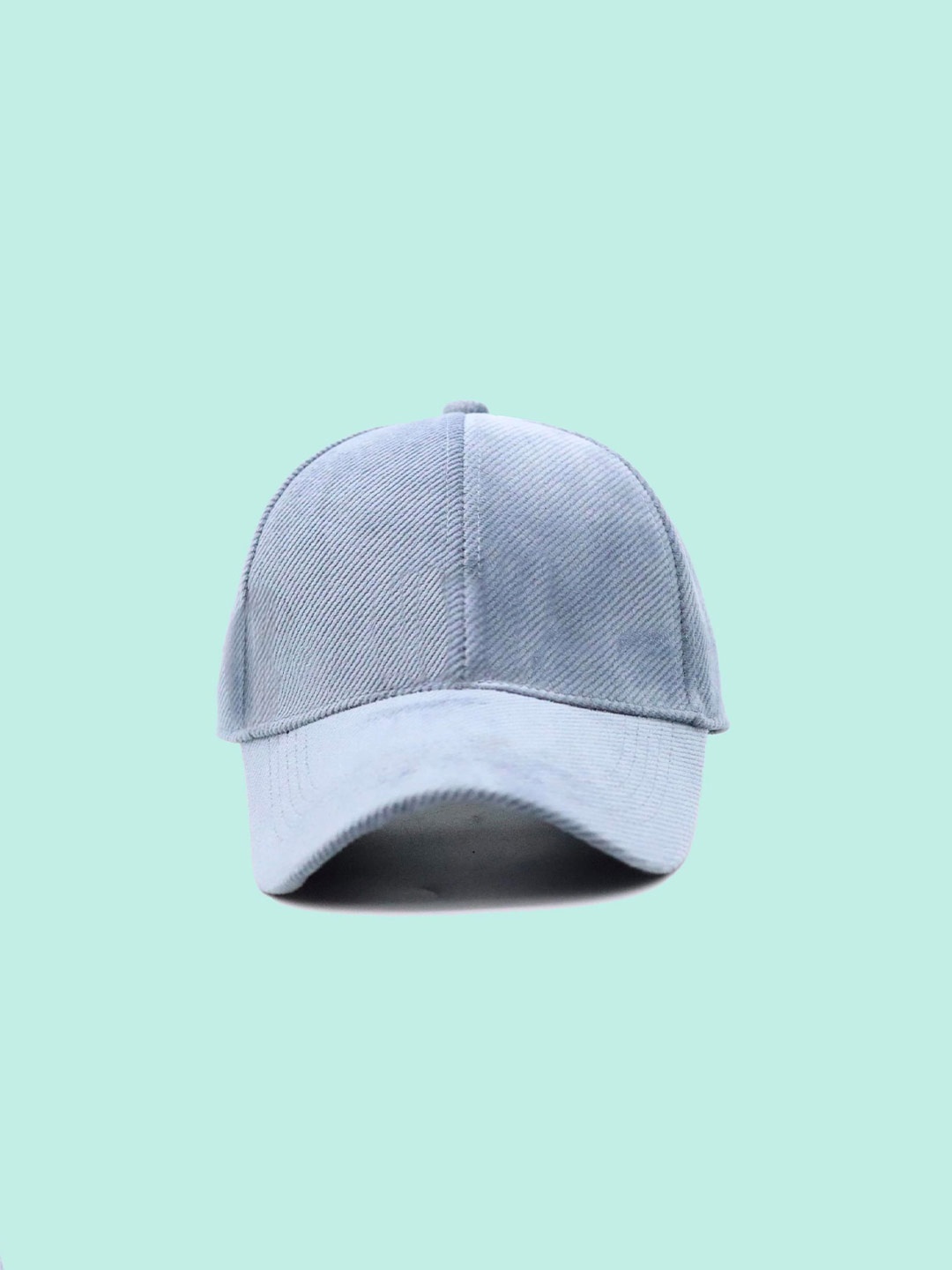 

ALAMOS Men Corduroy Light Grey Baseball Cap