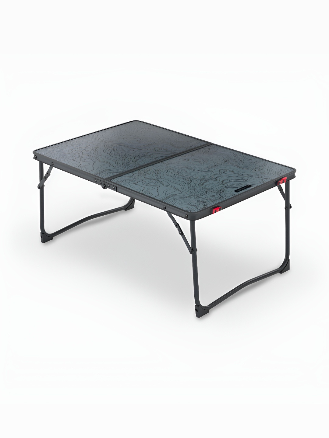 

Quechua By Decathlon Grey Printed Folding Camping Low Table