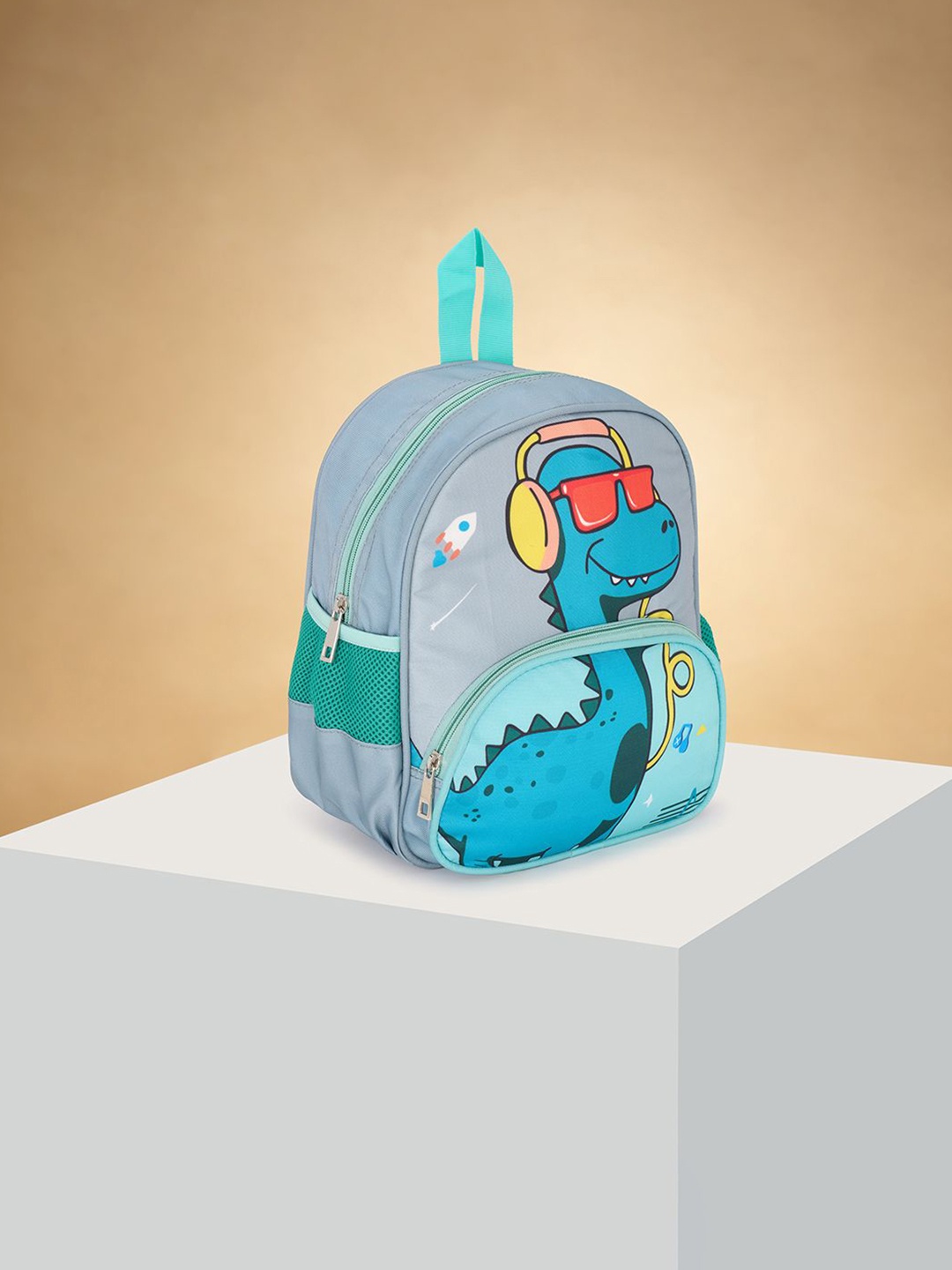 

Pantaloons Junior Boys Graphic Backpack, Green