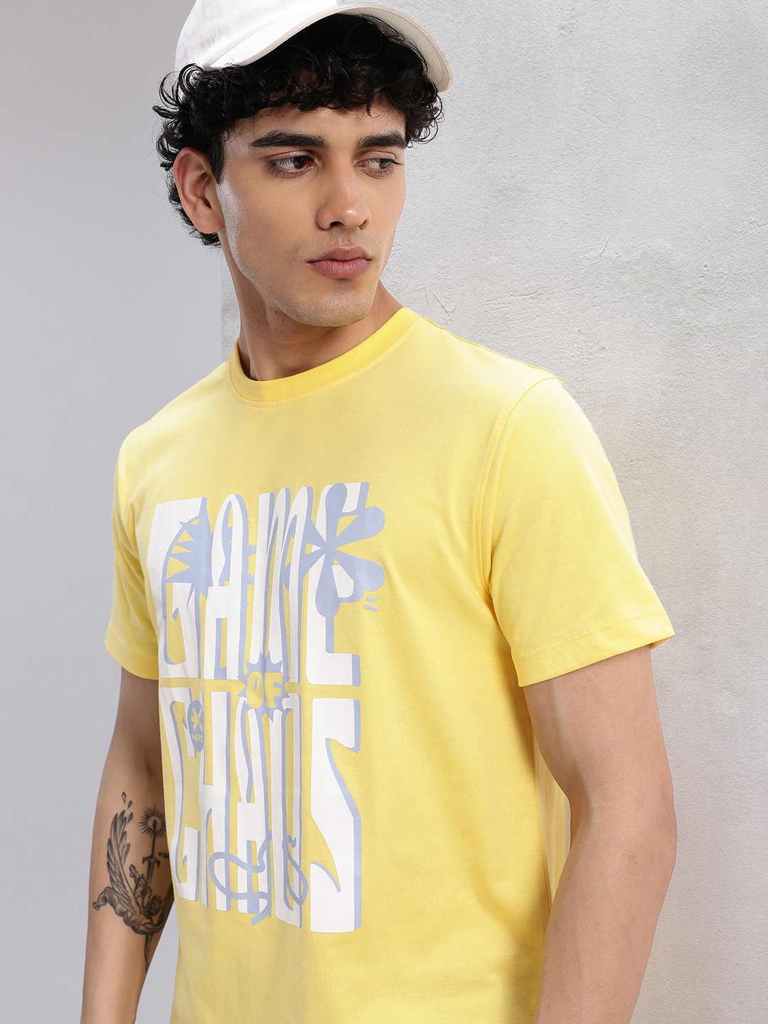 

HRX by Hrithik Roshan Typography Print Lifestyle T-shirt, Yellow