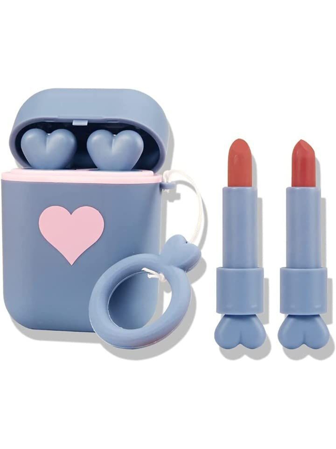 

VBA Headset Set Of 2 Long Lasting Velvet Bullet Lipstick - 1.5 g Each - Shade - 03 - 04, Red
