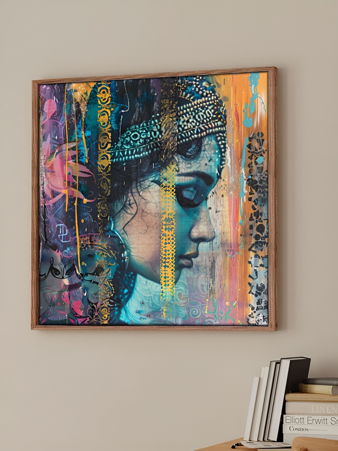 

Art Street Blue & Pink Abstract Canvas Wall Paintings