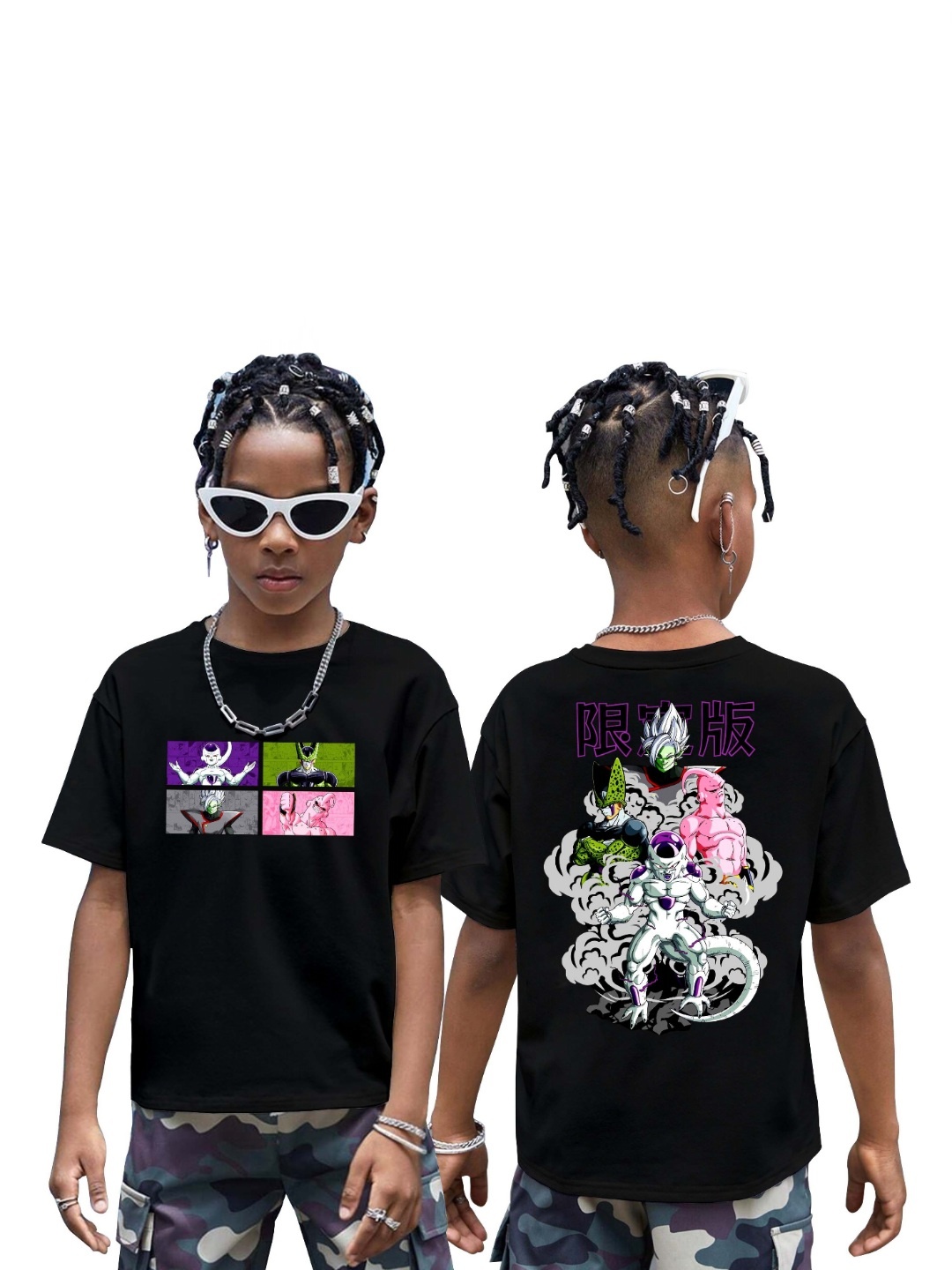 

BAESD Boys Printed T-shirt, Black