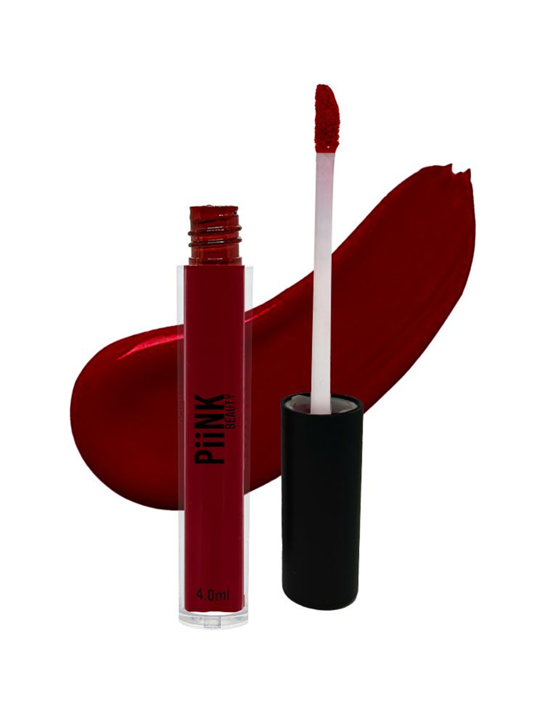 

PiiNK Beauty Stay Put Long Lasting Liquid Lipstick - 4 ml - Plump Velvet - 02, Red