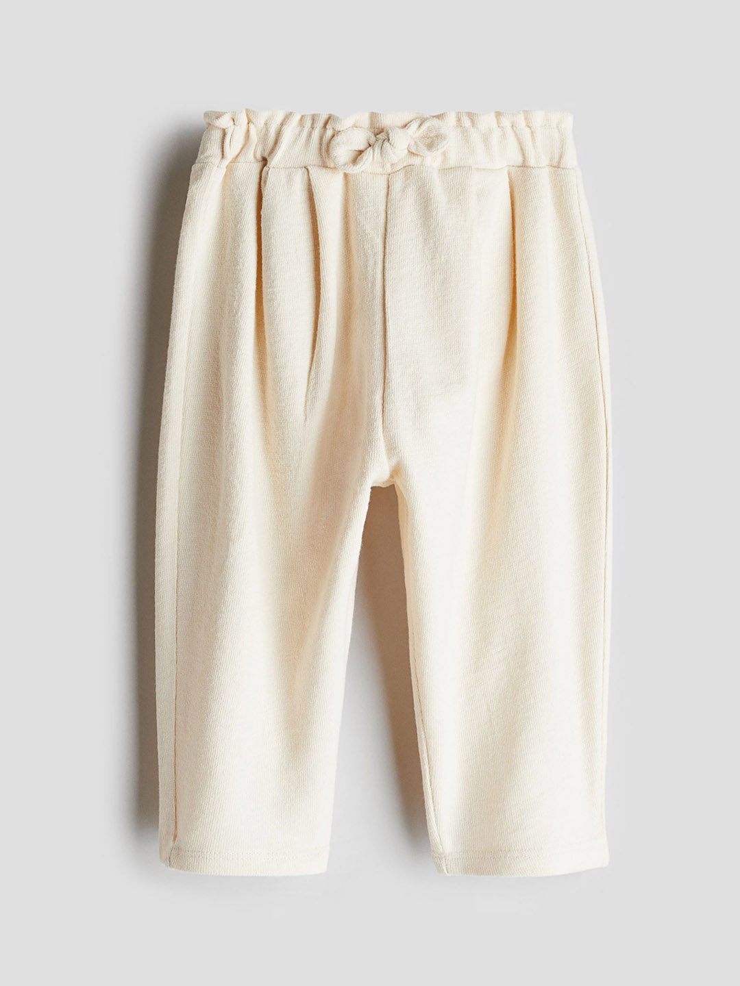 

H&M Bow-Detail Trousers, Beige