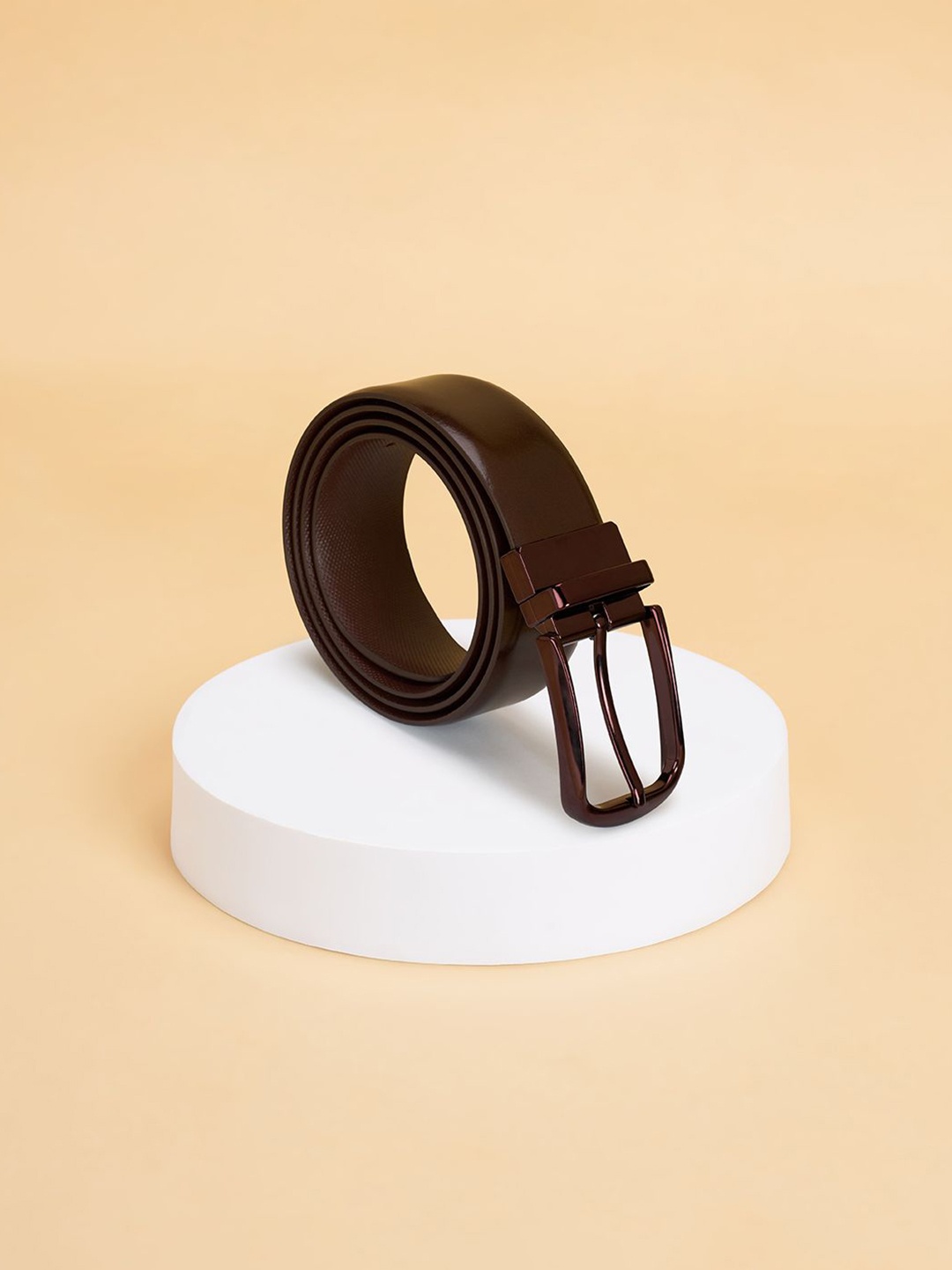 

BYFORD by Pantaloons Men Leather Belt, Brown