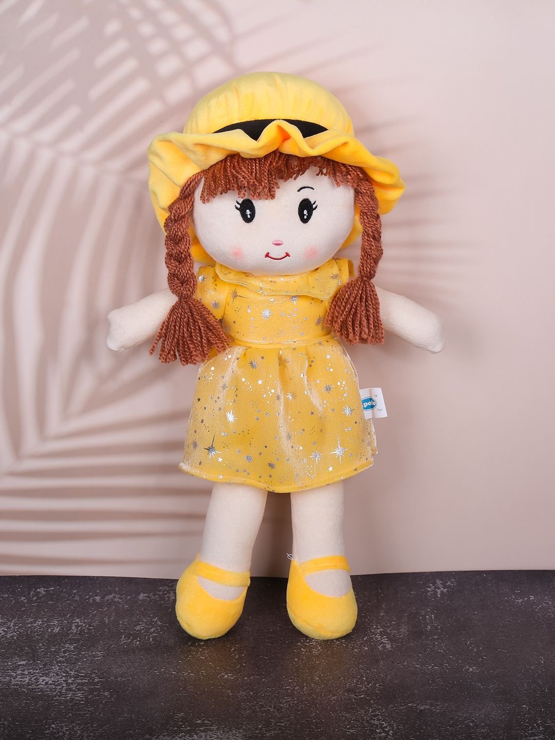 

DukieKooky Kids-Unisex Polyfill Soft Toy and Dolls, Yellow
