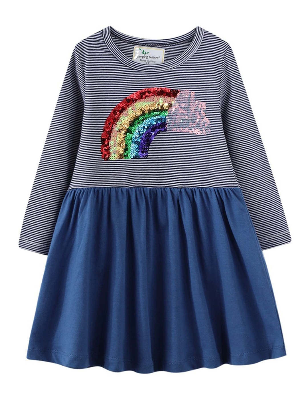

LULU & SKY Girls Embroidered Nightdress, Blue