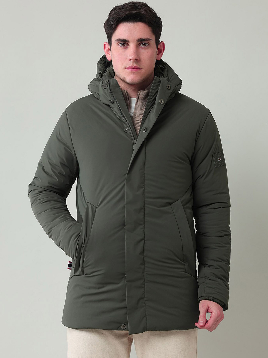 

Arrow Sport Men Puffer Jacket, Green