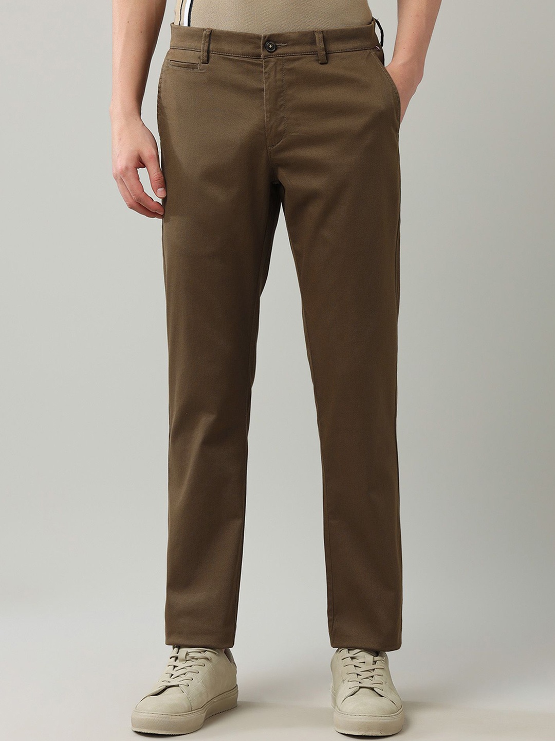 

Arrow Sport Men Classic Chinos Trousers, Brown