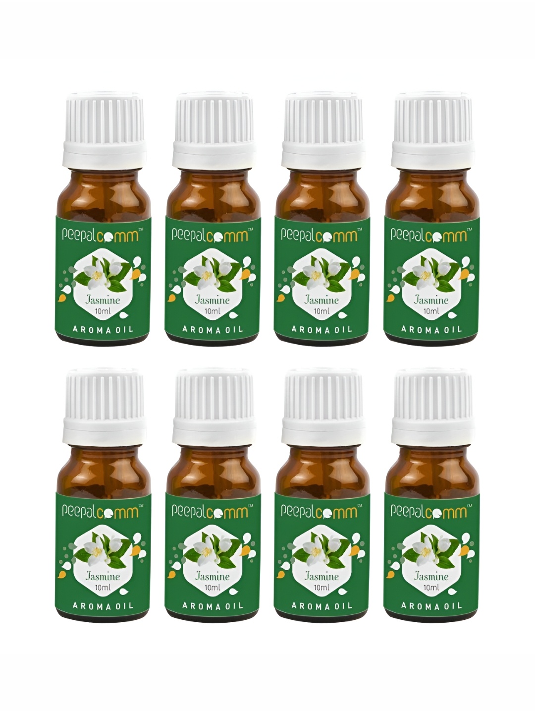 

PEEPALCOMM 8-Pcs Black Jasmine Aroma Oils - 10 ml