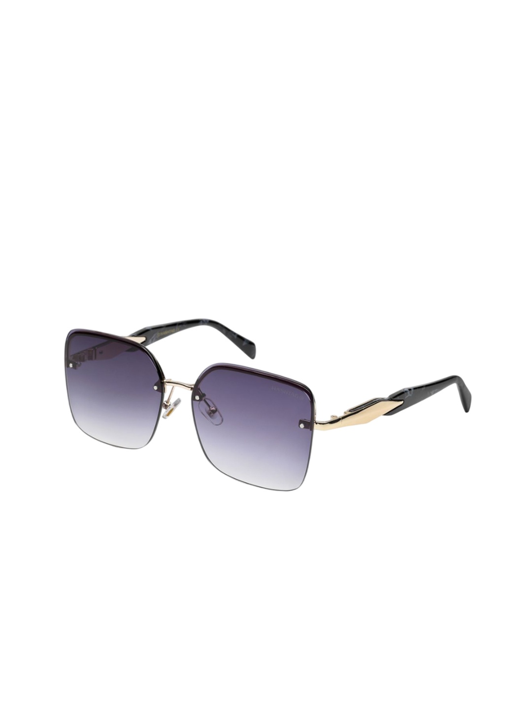 

HASHTAG EYEWEAR Women Oversized Sunglasses SEVA-2A945-BLK, Purple