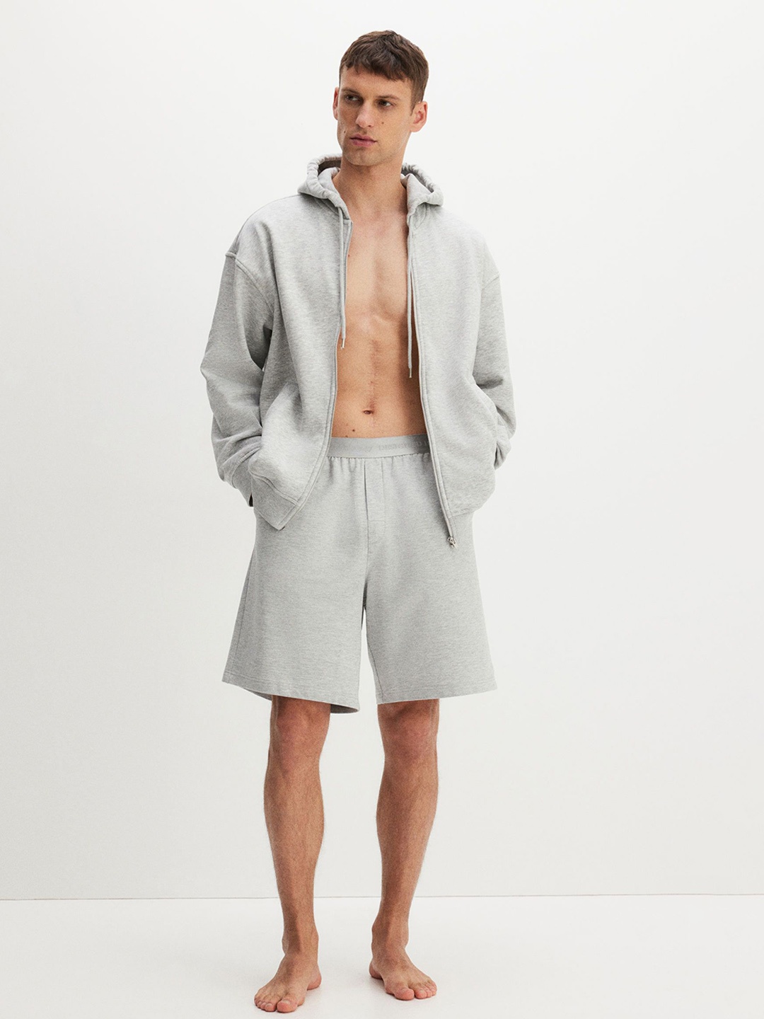 

H&M Men Pyjama Shorts, Grey