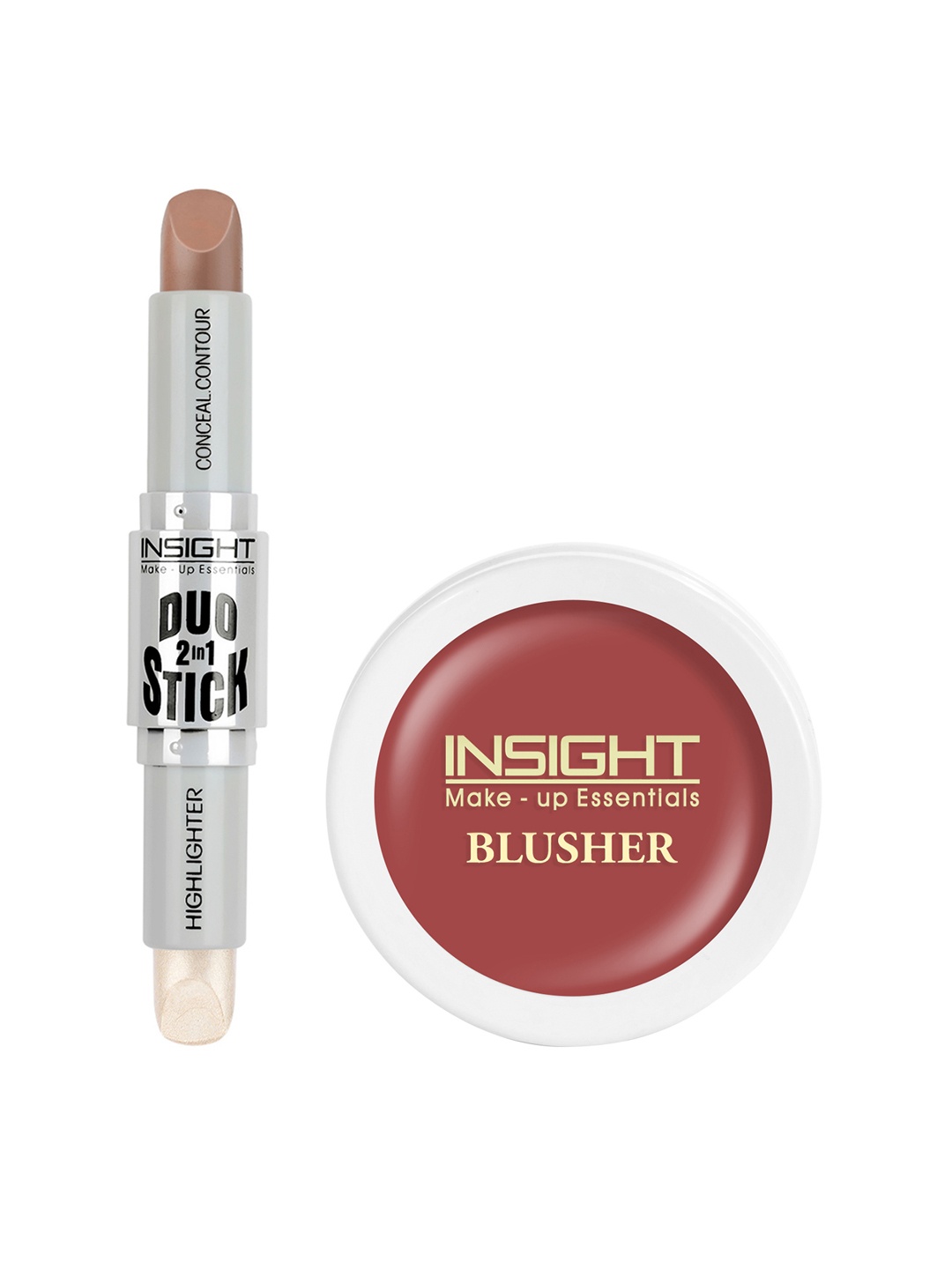 

Insight Cosmetics Blusher - Caramel Eclair & Duo Stick Contour - Caramel, Brown