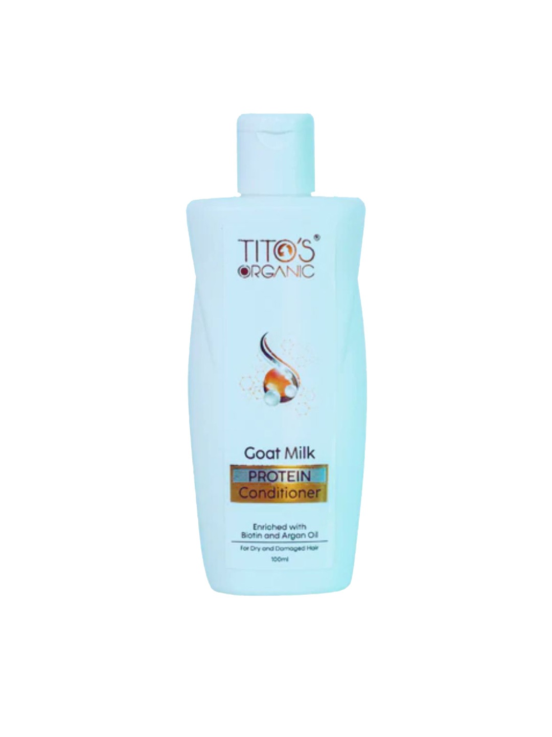 

TITO'S ORGANIC Goat Milk Protein Conditioner - 100 ml, White