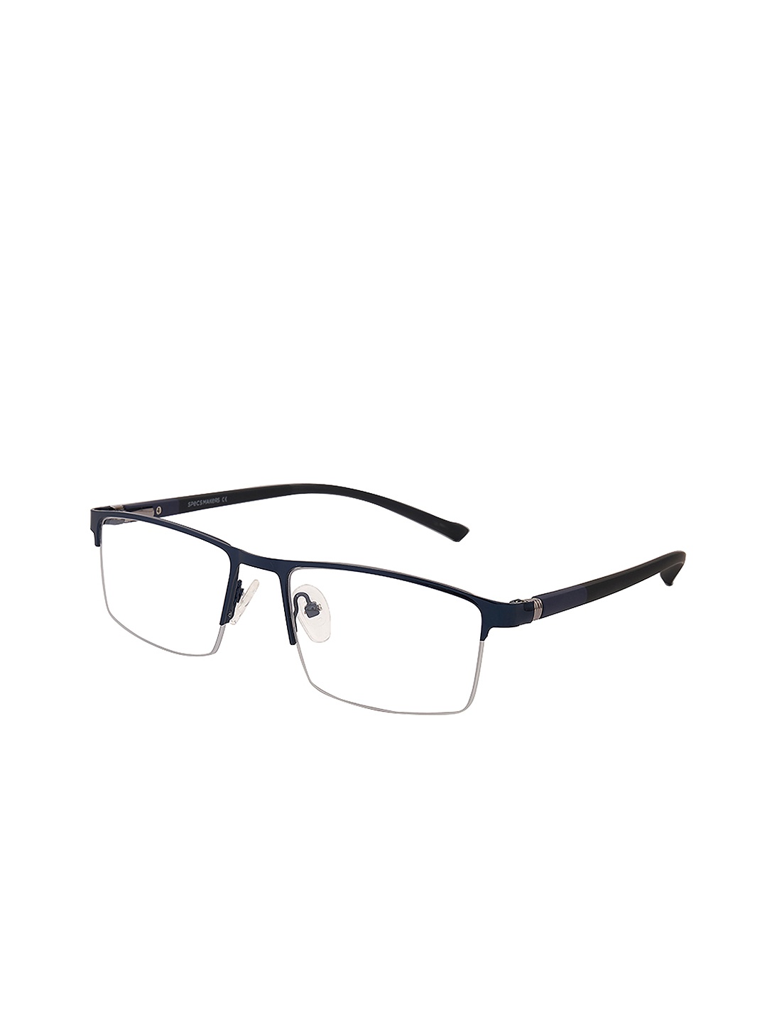 

Specsmakers Unisex Half Rim Rectangle Frames, Blue