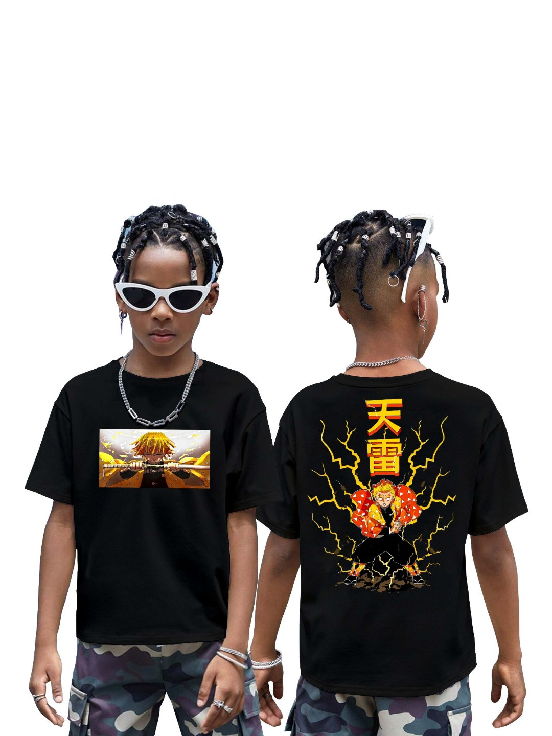 

BAESD Boys Printed T-shirt, Black