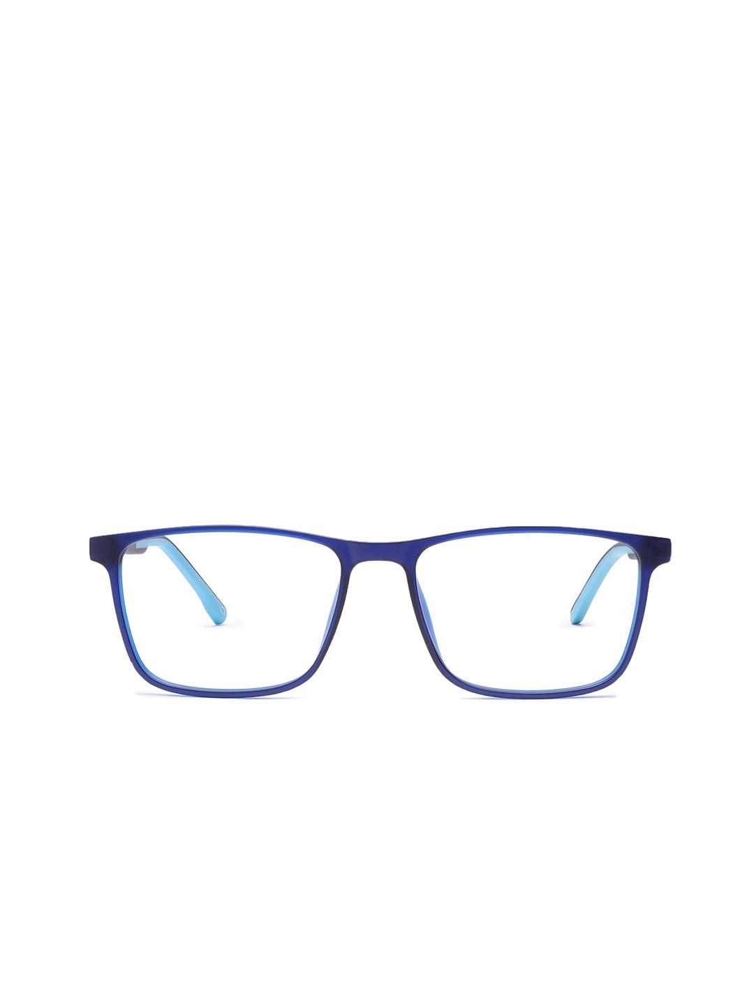 

Specsmakers Unisex Half Rim Rectangle Frames, Blue