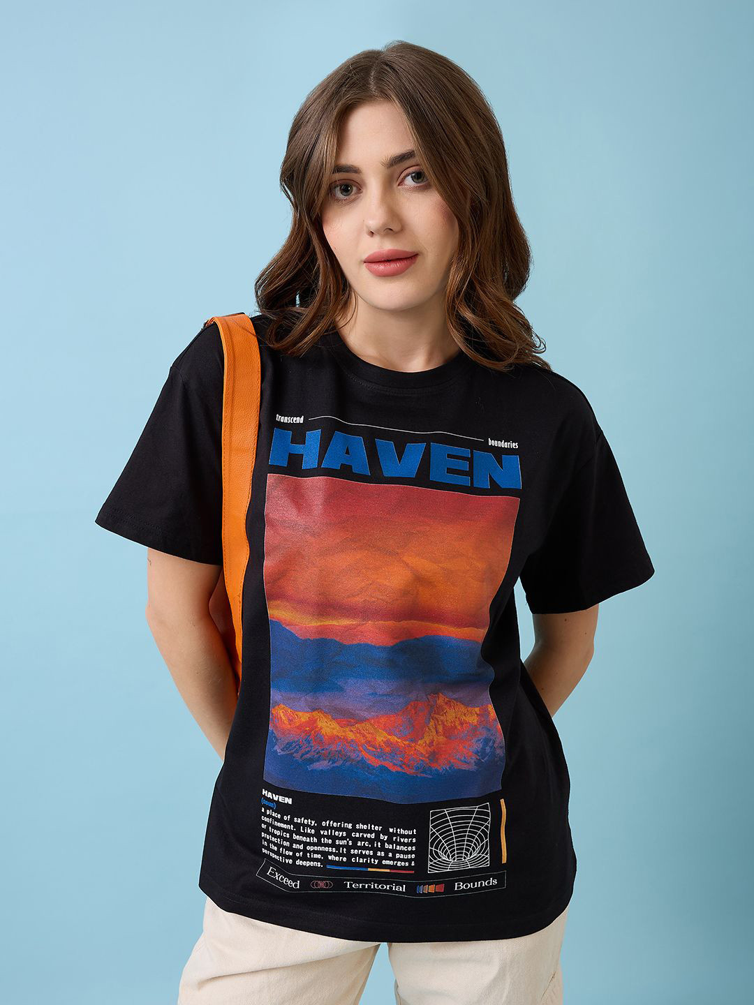 

The Roadster Lifestyle Co Graphic Printed Cotton T-shirt, Black