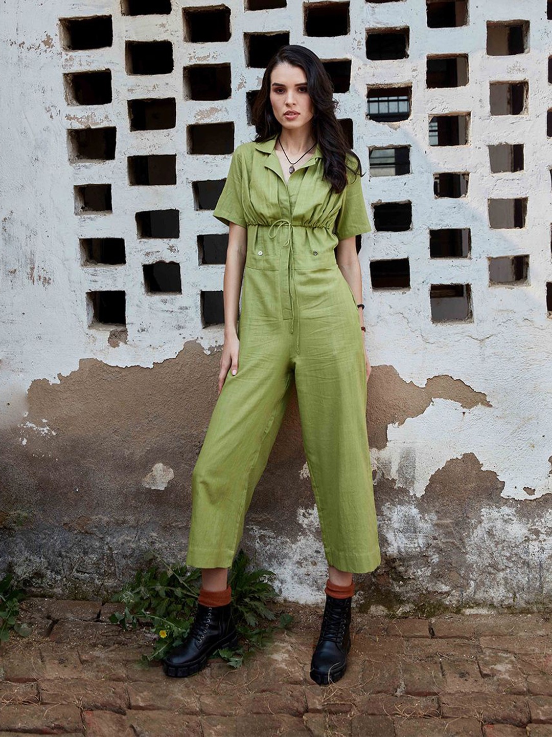 

Abhishti Basic Jumpsuit, Green