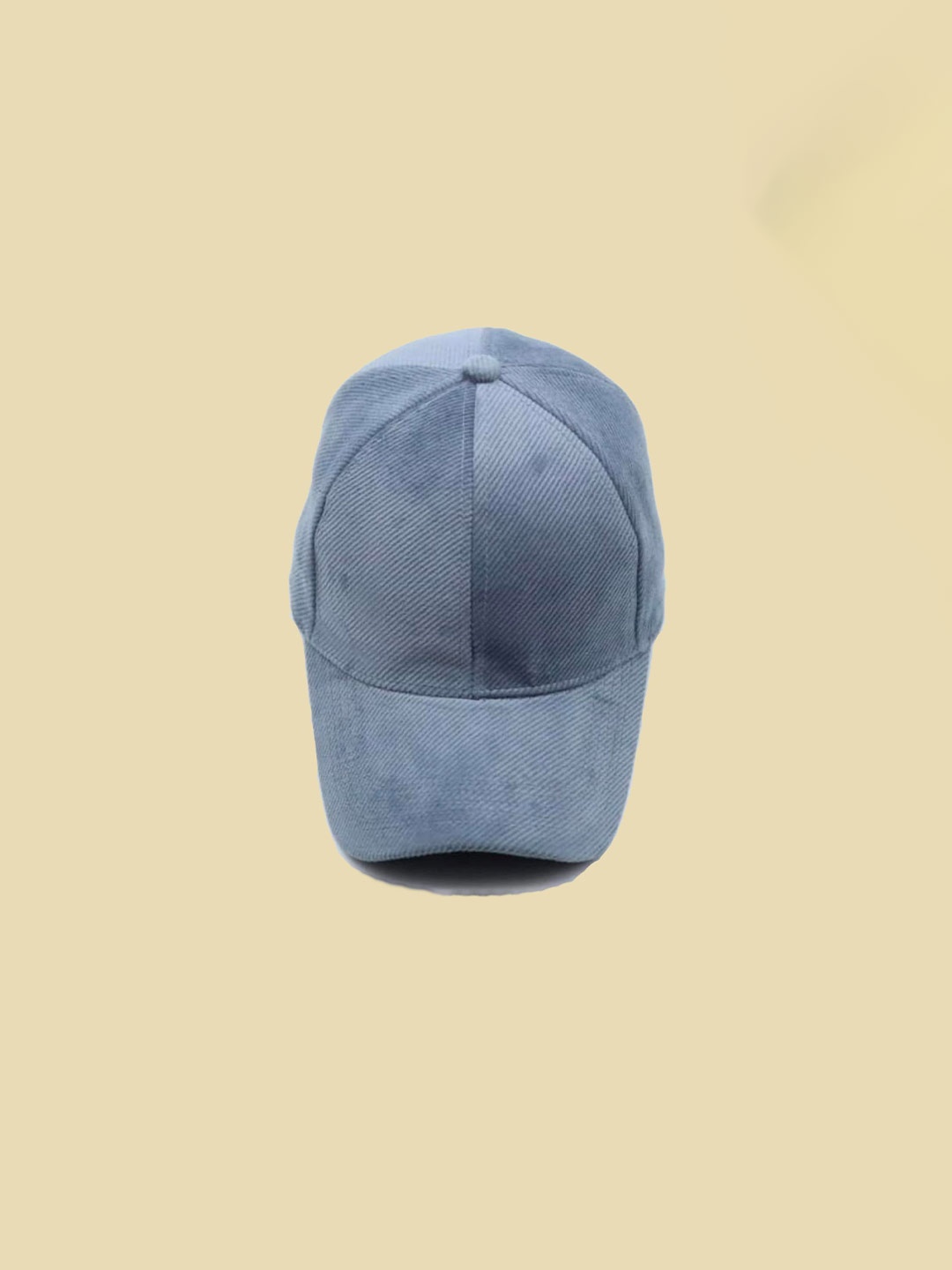 

ALAMOS Men Self Design Corduroy Baseball Cap, Grey