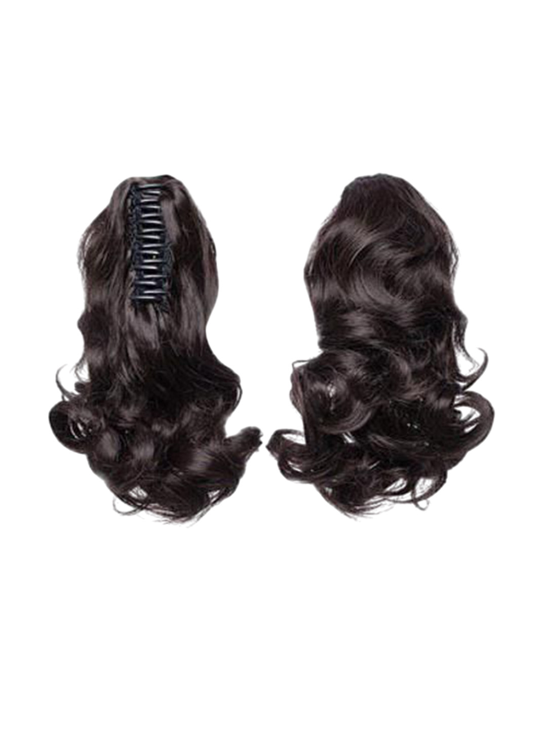 

camola deva Wavy Clip-In Hair Extension - 24 Inch - Natural Brown