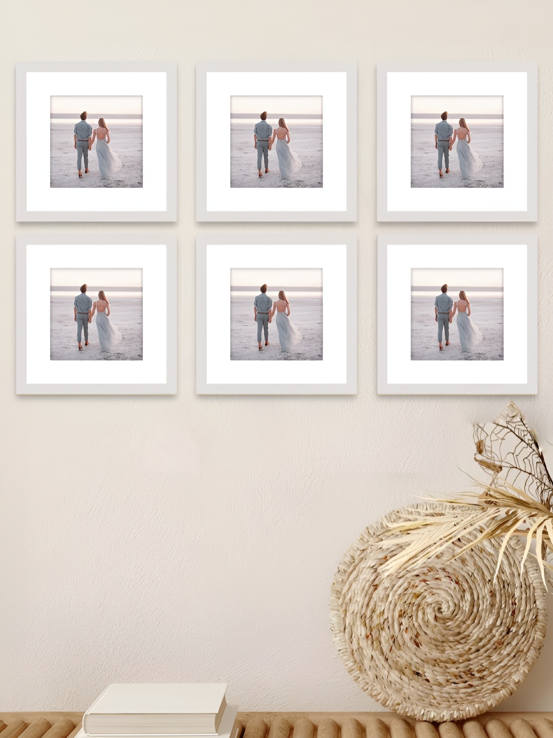 

Art Street White 5 to 7 Pieces MDF Table Photo Frames