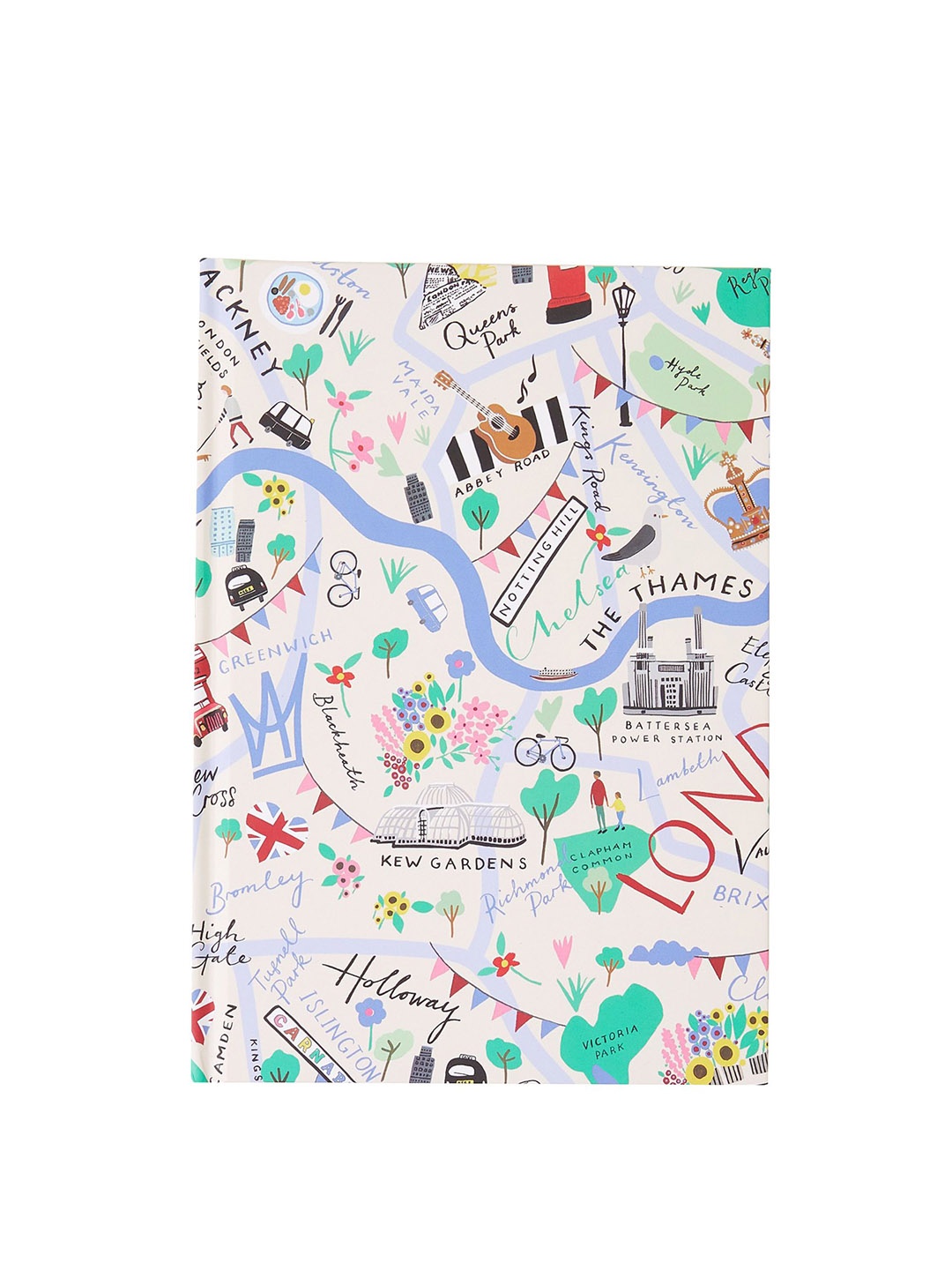

Accessorize Converssational Printd Notebook Stationery, White