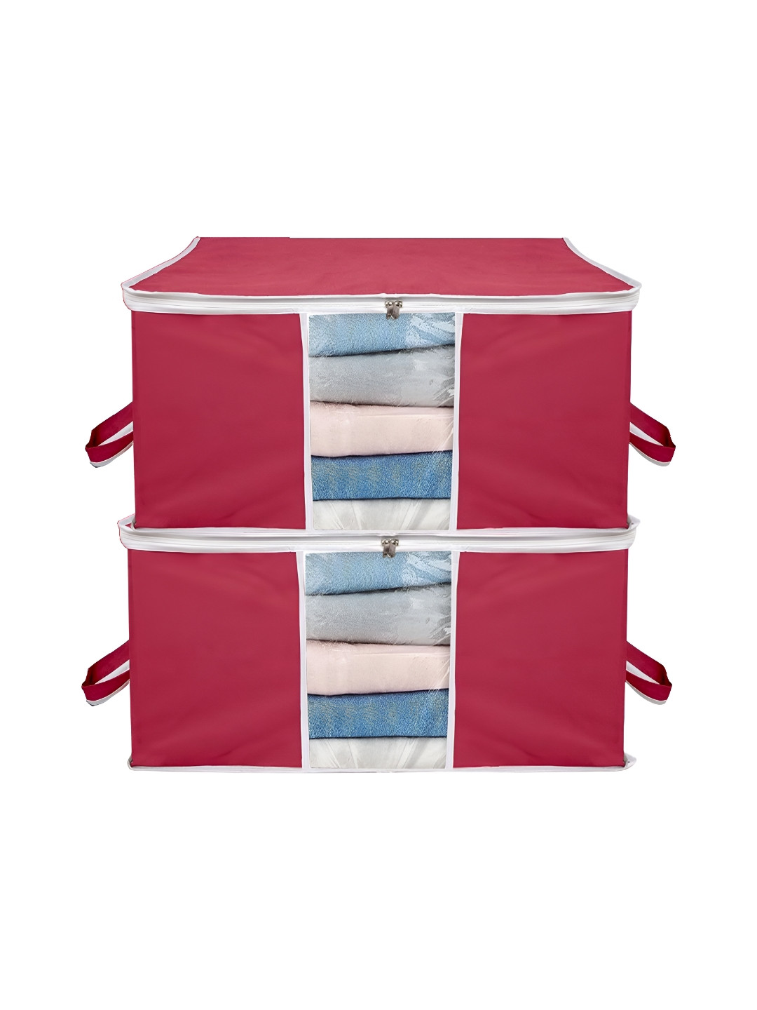

ANKIT INTERNATIONAL Maroon Set of 2 Super Strong Multi-Utility Organisers