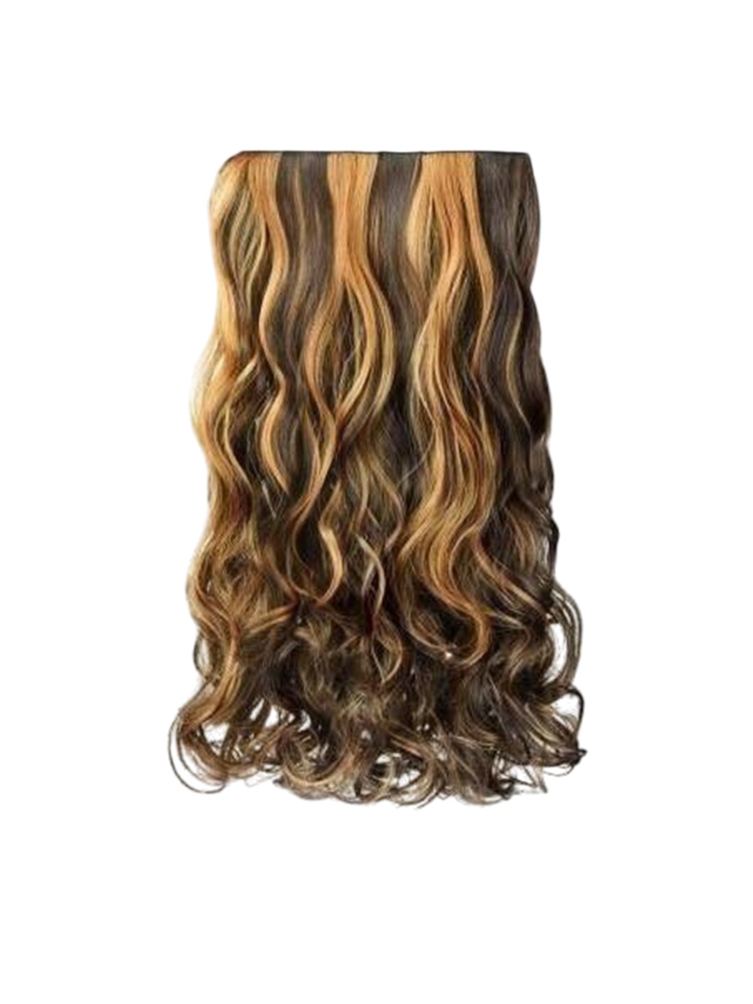 

camola deva Clip-In Highlight Wavy Hair Extension - Brown - 22 Inch