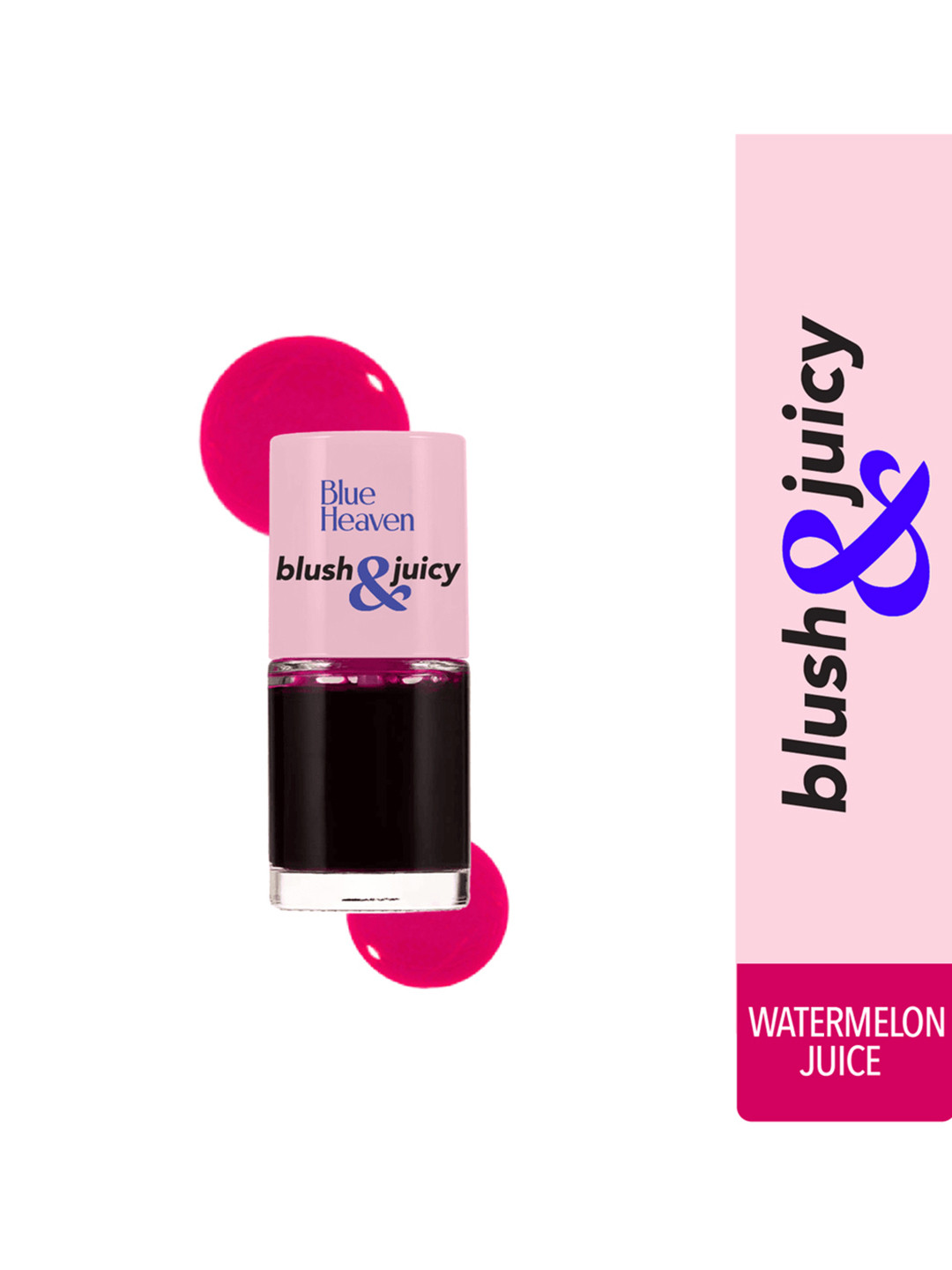 

Blue Heaven Blush & Juicy Long Lasting Lip & Cheek Water Tint 9ml - Watermelon Juice, Pink