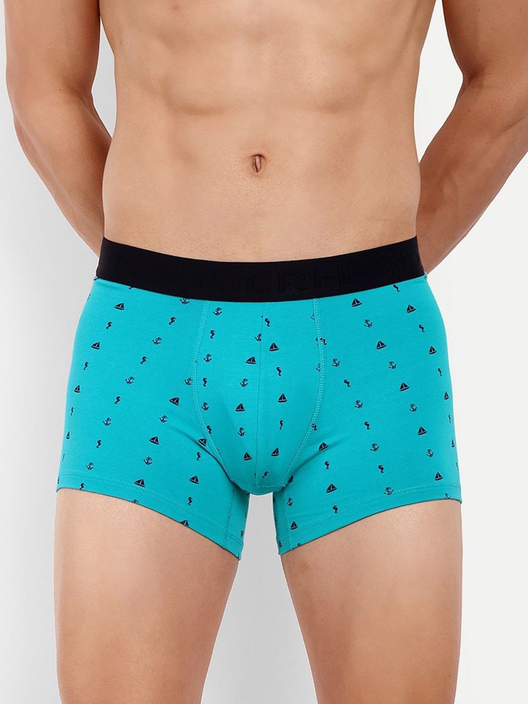 

LOGGERHEAD Printed Mid Rise Trunk - LHPT008-AQUA-Aqua, Blue