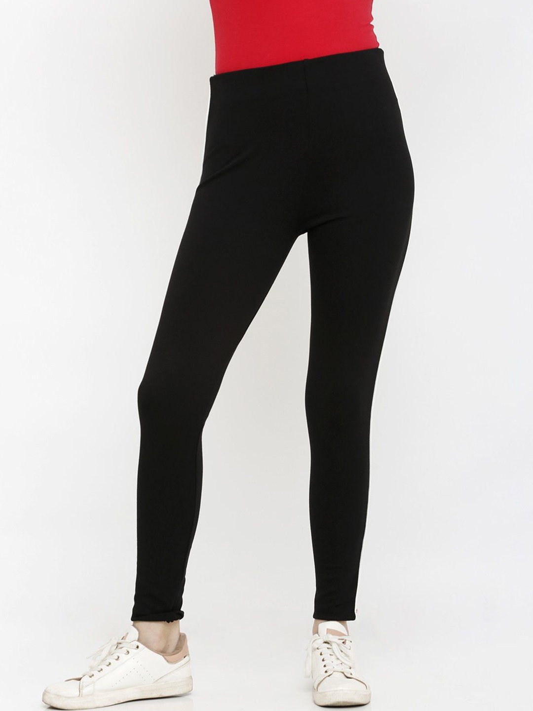 

Kraus Jeans Women Skinny Fit Treggings, Black