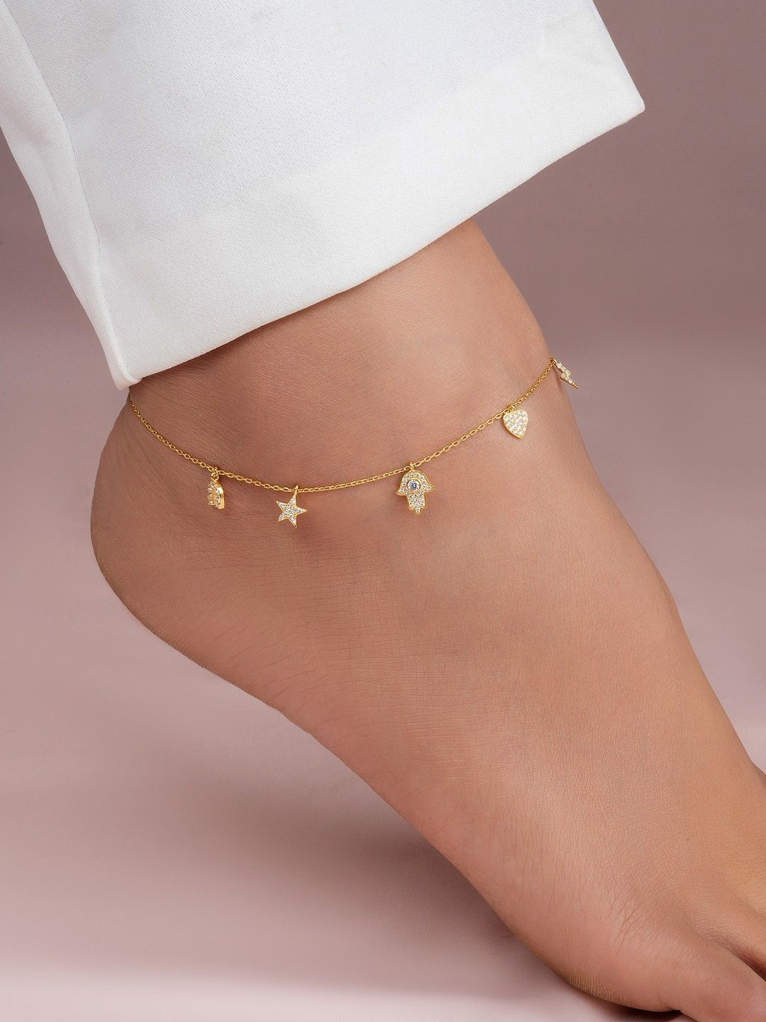 

Zavya Gold-Plated Anklet